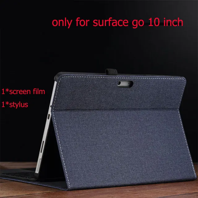 blue Для microsoft поверхности Go 10 ''анти-шок планшета Laptop Sleeve из кожи ПУ и ПК чехол с принтом для поверхности Go 10,1 дюйма - Цвет: blue