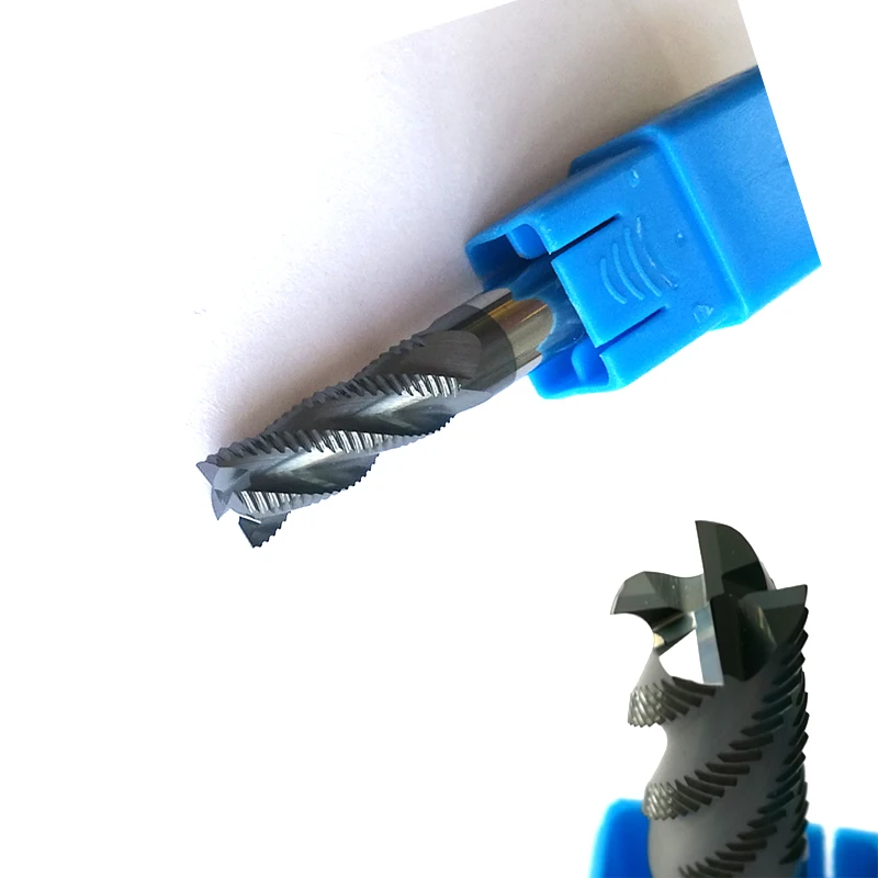 

10mmx25mm HRC55 Roughing End Mills 4 flutes Milling cutters CNC rough EndMill Tools Carbide router bits milling bits