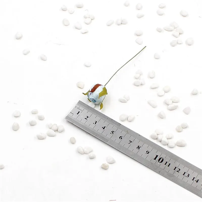 Шелковые мини бутоны чайные Маленькие искусственные цветы предметы интерьера