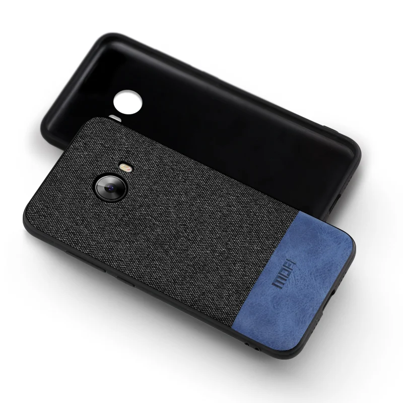 black with blue Для Xiaomi Mi Note 2 чехол противоударный задняя крышка Ткань защитный силиконовый чехол s capas MOFi note2 чехол - Цвет: black with blue