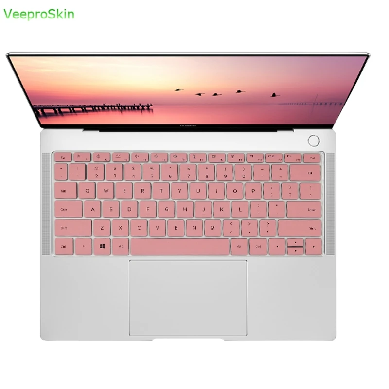 Для HUAWEI 1" MateBook D/13" Matebook 13 силиконовый чехол-клавиатура для ноутбука 13 14 дюймов