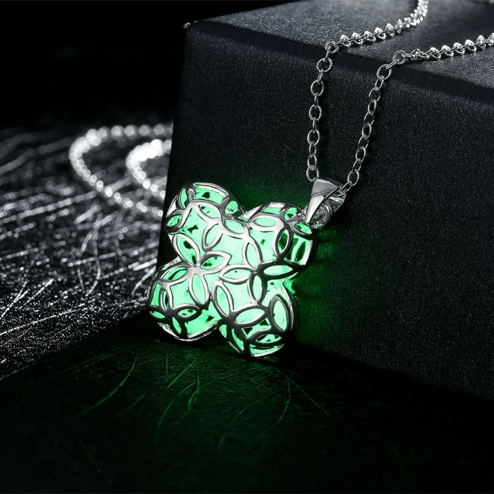 ZMT Цинковый Сплав Мужская Подвески Световой Зеленый Волшебный Крест Полый