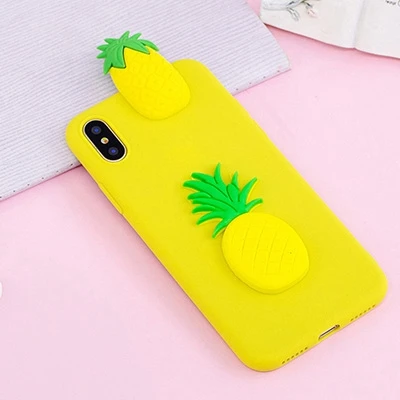 K 3D чехол для iPhone 6, 7, 8 plus, чехол, панда, единорог, фрукты, фламинго, чехол для телефона s, для iPhone 5S, 5, SE, чехол для iPhone X, чехол - Цвет: K