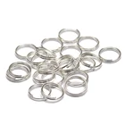 Разрезные кольца с золотым покрытием, 200 шт., 568101214 мм, железные круглые кольца для ключей с двойной петлей, переходные кольца для дома, автомобильных ключей, изготовление ювелирных изделий