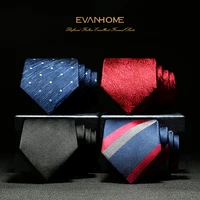 brand new high quality 7cm 8cm 100 silk ties for men british style wedding dresses necktie noble stripe business tie gift box