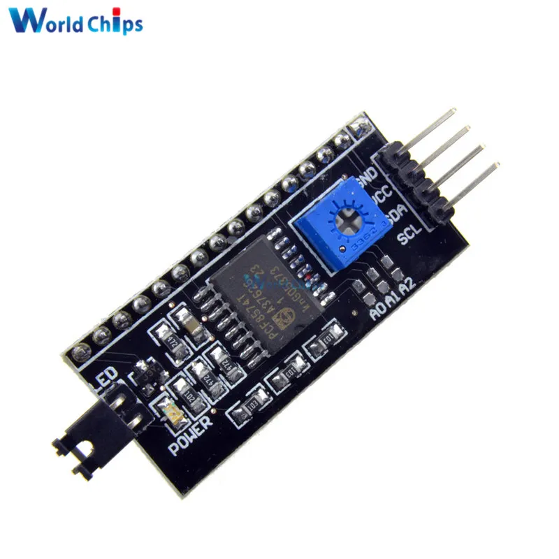 IIC/I2C/TWI/фотоальбом модуль + 1602 16x2 ЖК-дисплей синий Новинка | Электронные компоненты