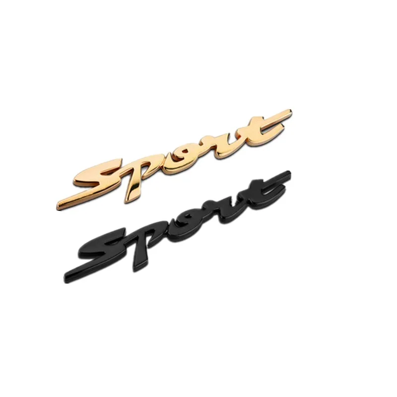 3D спортивная хромированная эмблема автомобильный значок наклейка для гонок