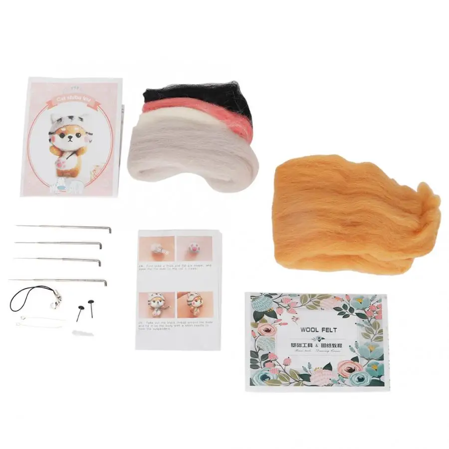 Швейные Спицы вязальные спицы не готовые сделай сам собака кукла шерсть валяние