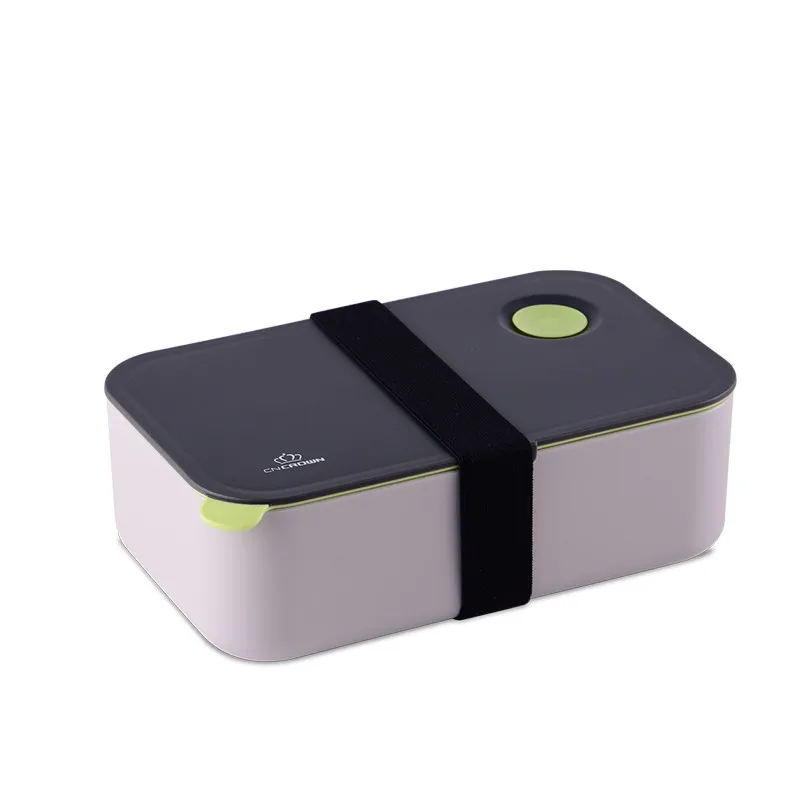 1L в японском стиле bento box Пластиковые контейнер для ланча портативный microwaveble