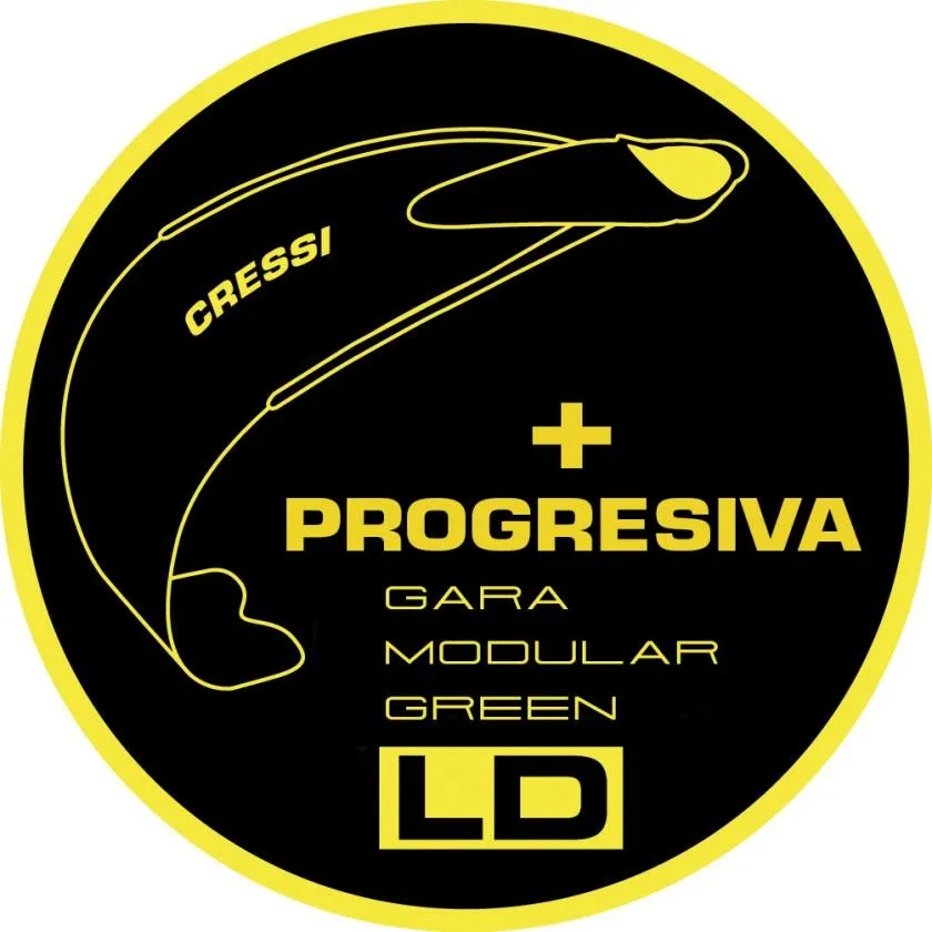 Cressi GARA модульные LD Бесплатные ласты для дайвинга камуфляжные зеленые длинные лезвия Профессиональные сменные лезвия плавники для взрослых