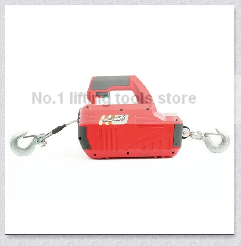 110V/220V Портативный электрическая лебедка подъемная Тяговая Лебедка