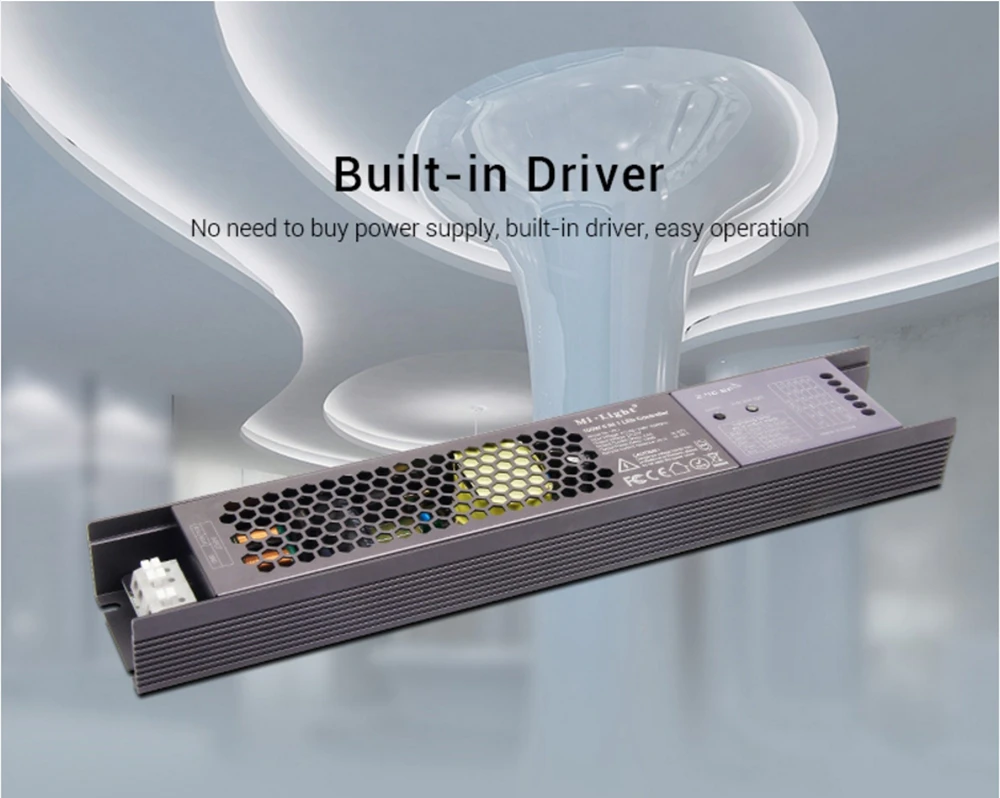Milight PX1 5 в 1 Led Управление; встроенная Питание 2,4G RF/приложение Wi-Fi/Alexa Голосовое управление Управление для 24V RGB/RGBW/RGB+ CCT Светодиодная лента