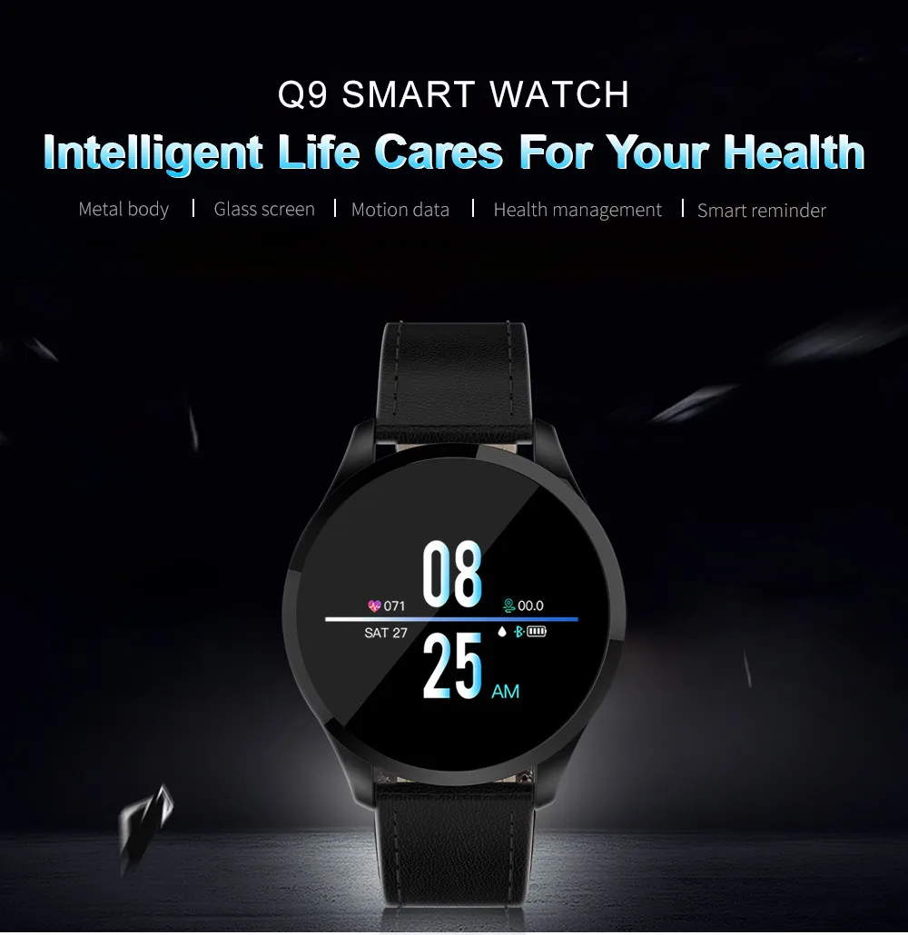 New IP67 Waterproof Smart Watch Heart Rate Blood Pressure HR Sensor Sport Fitness Tracker men Bracelet for iphone Android | Электроника