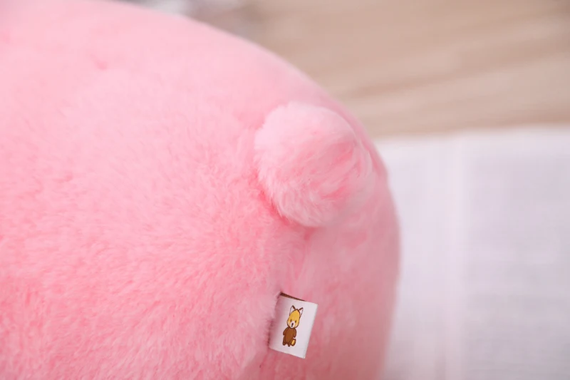 1 шт., милая круглая плюшевая игрушка в виде поросенка, Kawaii, розовая свинья, куклы, мягкие игрушки для детей, мягкая подушка для девочек, подарок на Рождество, День святого Валентина
