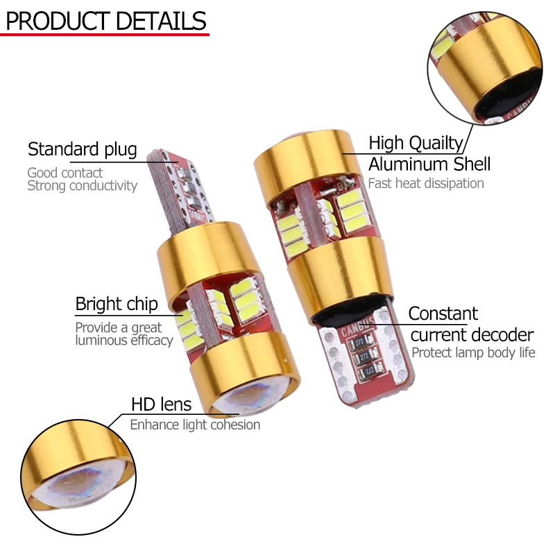 2x W5W T10 LED Canbus лампа дополнительного освещения парковки для Nissan Qashqai Juke Almera X-trail Tiida Note Primera Pathfinder Sentra.