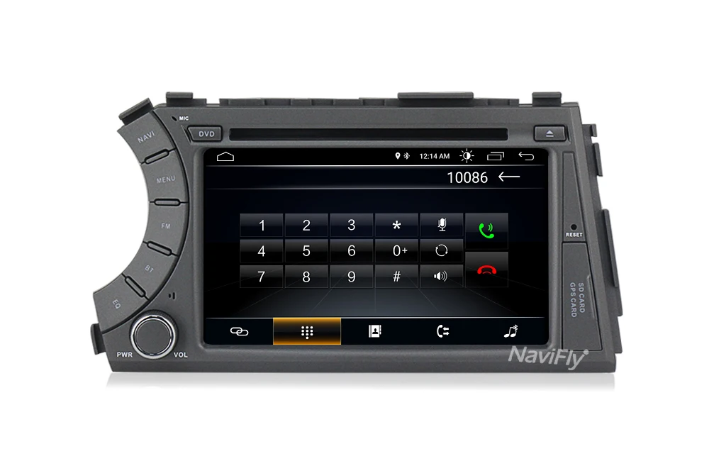 Новинка! 2DIN Android 8,1 четырехъядерный автомобильный dvd gps навигатор для ssangyong Kyron Actyon радио стерео dvd плеер RDS BT wifi карта