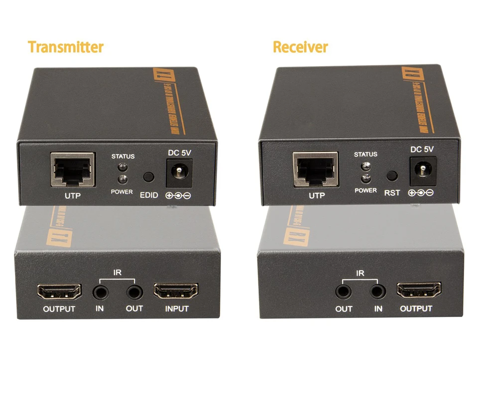 Navceker HDMI удлинитель 60 м поддержка POC & Loop Out с ИК управлением 1080P к RJ45 передатчик