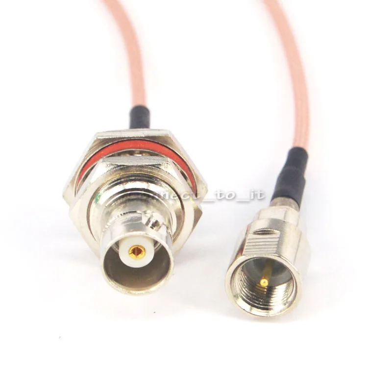 Кабель удлинитель BNC Мама папа 15 см RG316|connector strap|connector femalecable game |