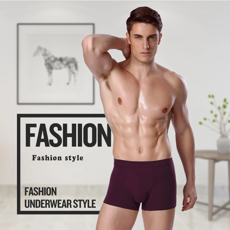 Мужское нижнее белье хлопковые боксеры свободные трусы 5XL 2019|Мужские боксеры| |