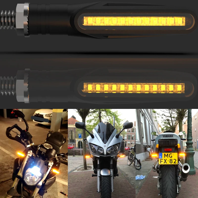 Новые мотоциклетные Светодиодные поворотники мотоциклы индикаторы