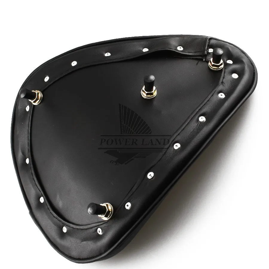 1 шт. черные мотоциклетные Подушки Кожезаменитель оранжевый Стиль соло сиденья