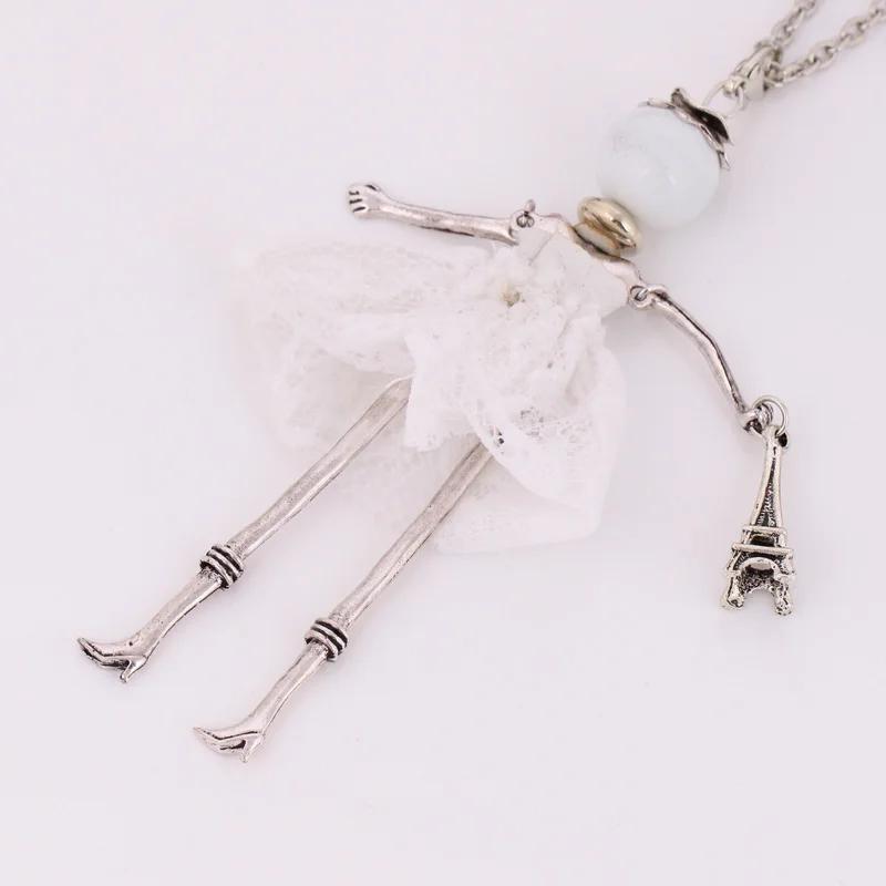 Бесплатная доставка милый длинный чокер винтажная сетка большое ожерелье для