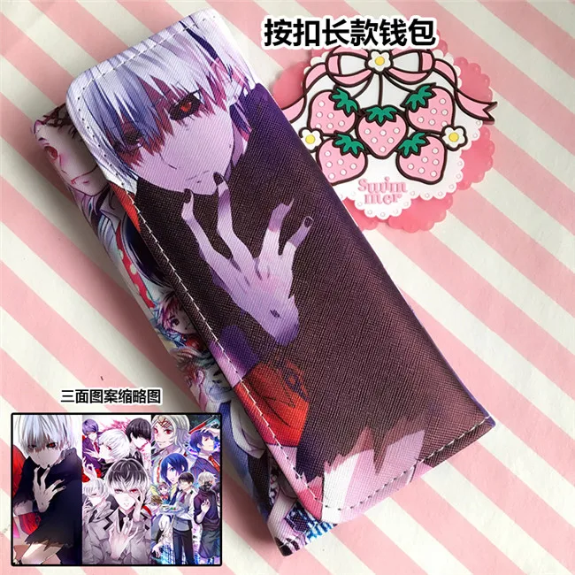 Tokyo Ghoul Мультфильм yuri on ice/date a live/naruto/lovelive/natsume yuujinchou/cell at work pu клатч длинный кошелек кредитный держатель для карт кошелек - Цвет: Tokyo Ghoul