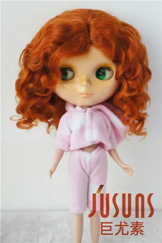 JD039 10 11 дюймов популярная длинная волна BJD парик для куклы мохеровый новый мягкий