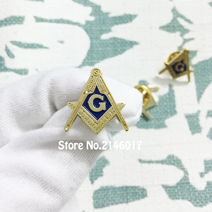 

10pcs Wholesale Masonic Square and Compass with G 19mm High Enamel Pins and Badge Freemason Masonry Pin Brooch Lodge Metal Craft