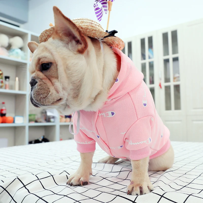 Одежда для собак новая весенняя популярная Толстовка Милая двуногая одежда