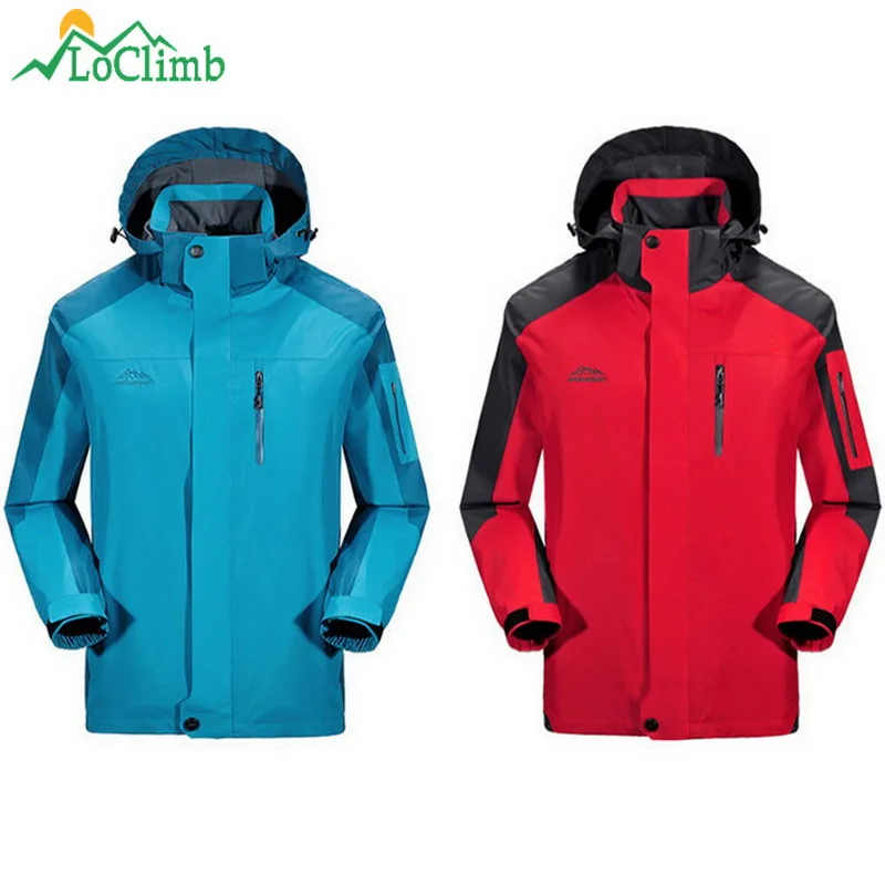 LoClimb Мужская и Женская водонепроницаемая куртка для активного отдыха