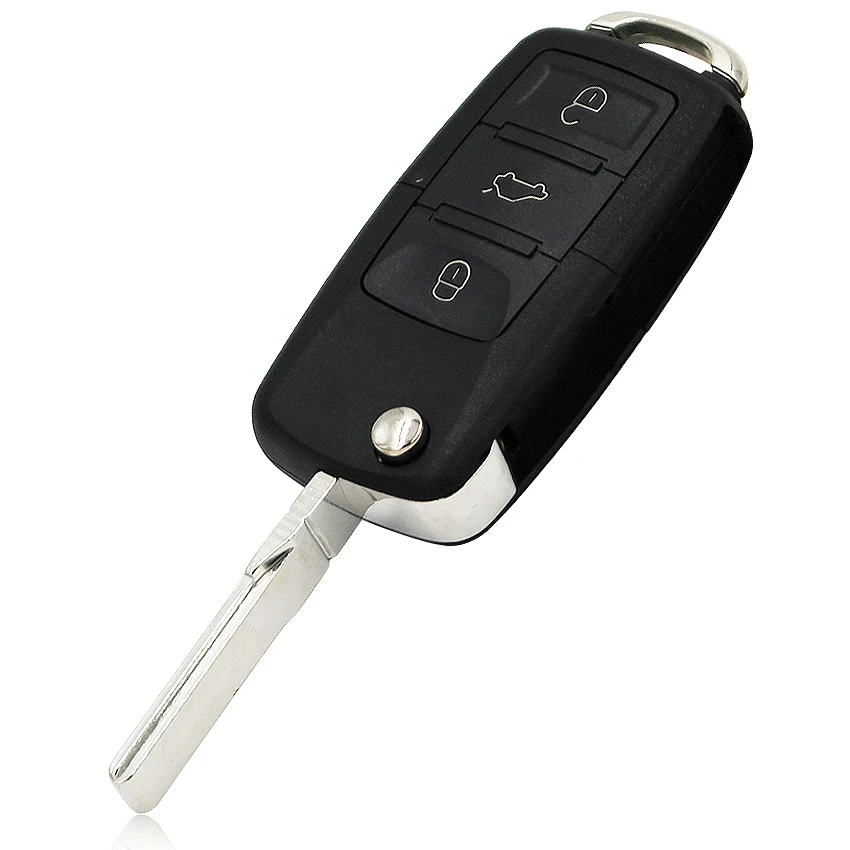 Флип Полный удаленный ключ 3 кнопки 433 МГц с ID48 чип 6QE 959 753 для Volkswagen Fox Golf Sharan saviro 6QE959753