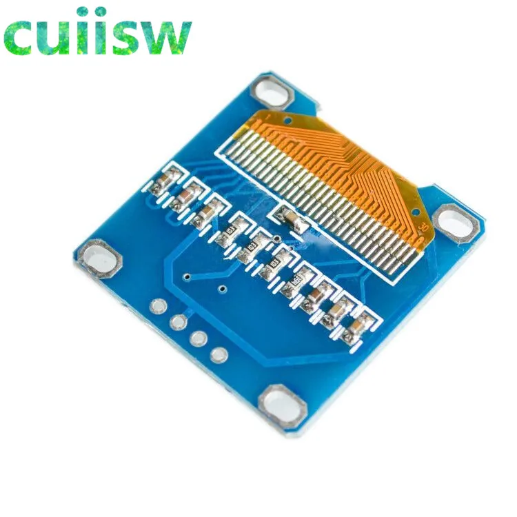 Светодиодный ЖК дисплей O 128X64 1 шт. модуль белого цвета для arduino 0 96 дюймов I2C IIC SPI