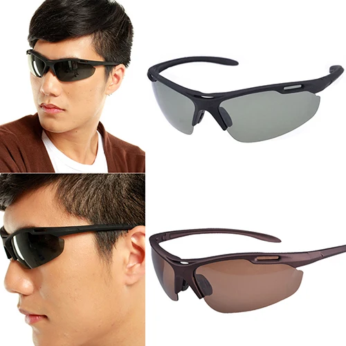 Мужские Модные поляризованные очки ветрозащитные для вождения Пешие прогулки