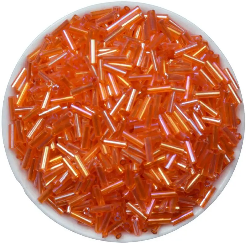 zhiguan36 2x6mm 6x2 мм 500 шт черные чешские стеклянные трубки стекляруса Бисер для браслета ожерелье DIY Изготовление ювелирных изделий - Цвет: zhiguan36 2x6mm
