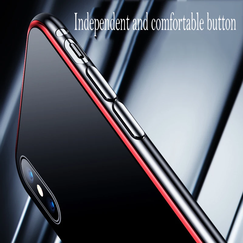 Спортивный автомобильный Вдохновленный Apple XSmax чехол из закаленного стекла