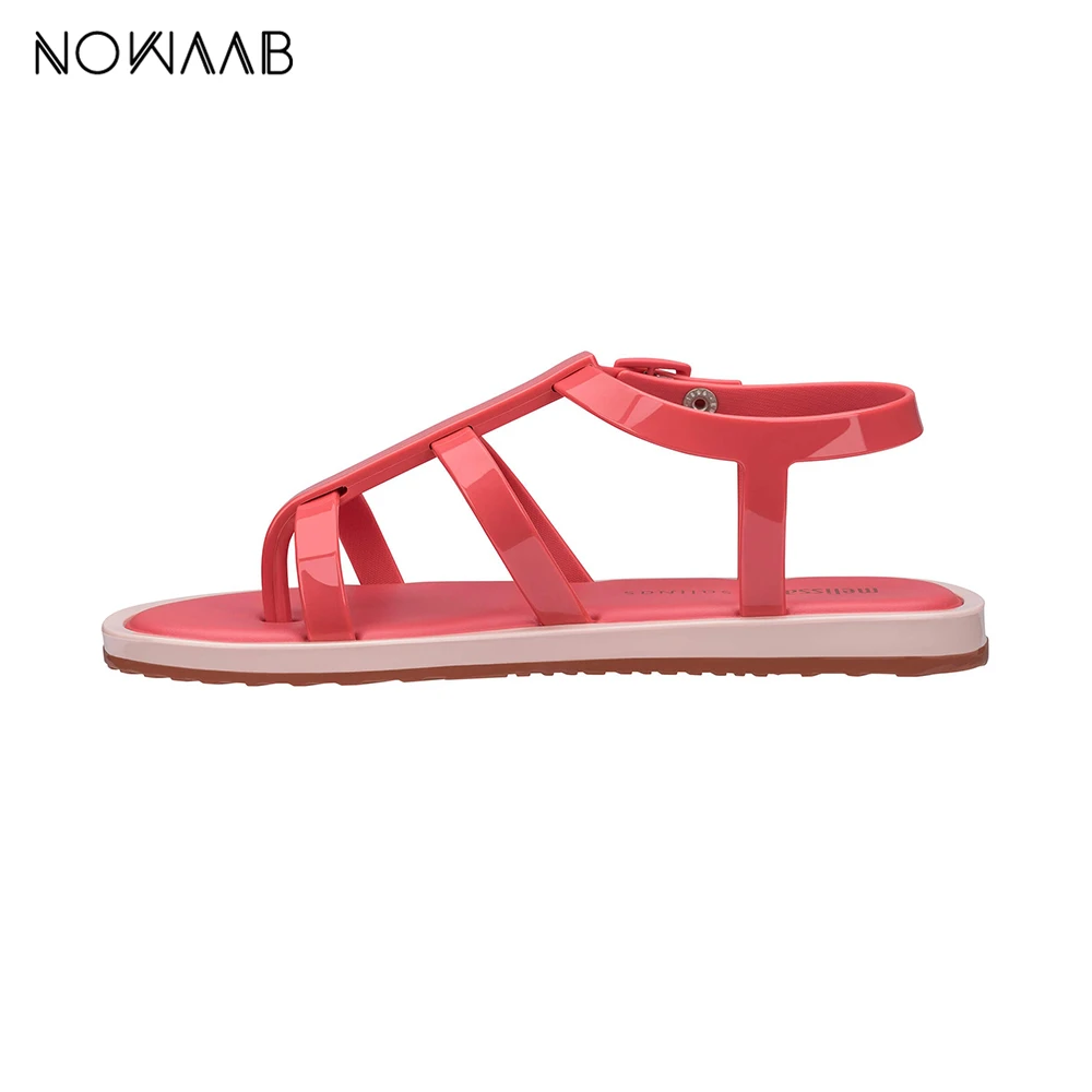 Melissa Caribe Verao + Salinas женские сандалии на плоской подошве брендовая обувь прозрачные