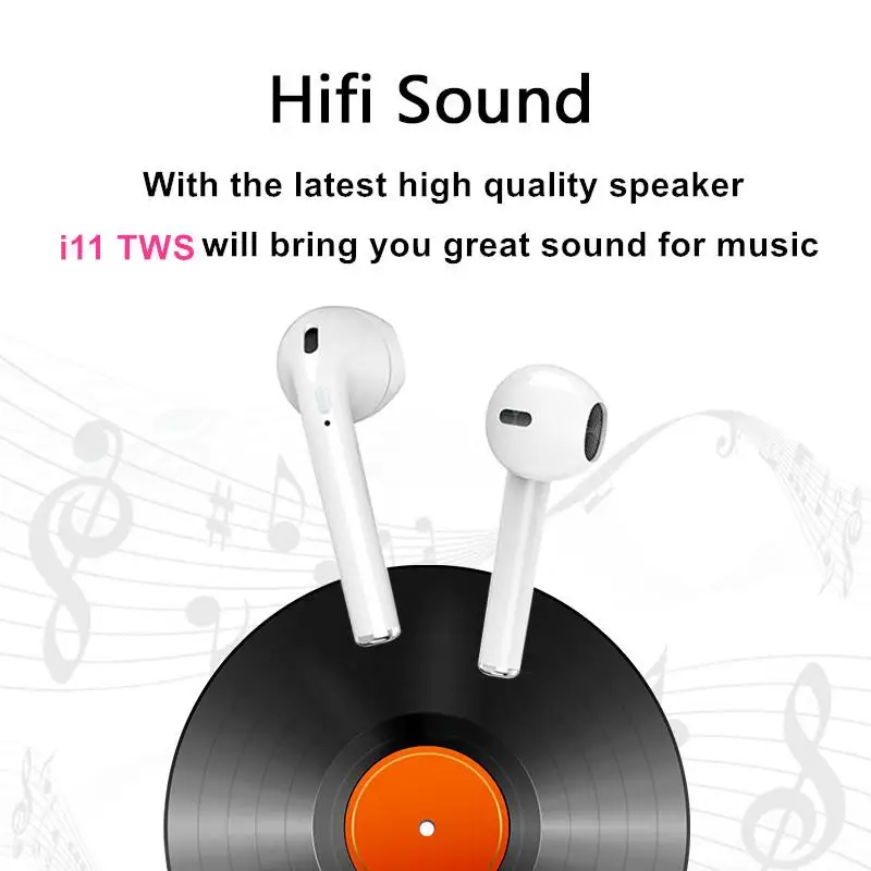 I11 TWS Wireless mini Bluetooth Earbuds Headsets earphone Not i9s i10 iFor Andorid Ios With Charging Box for Smart Phone | Электроника