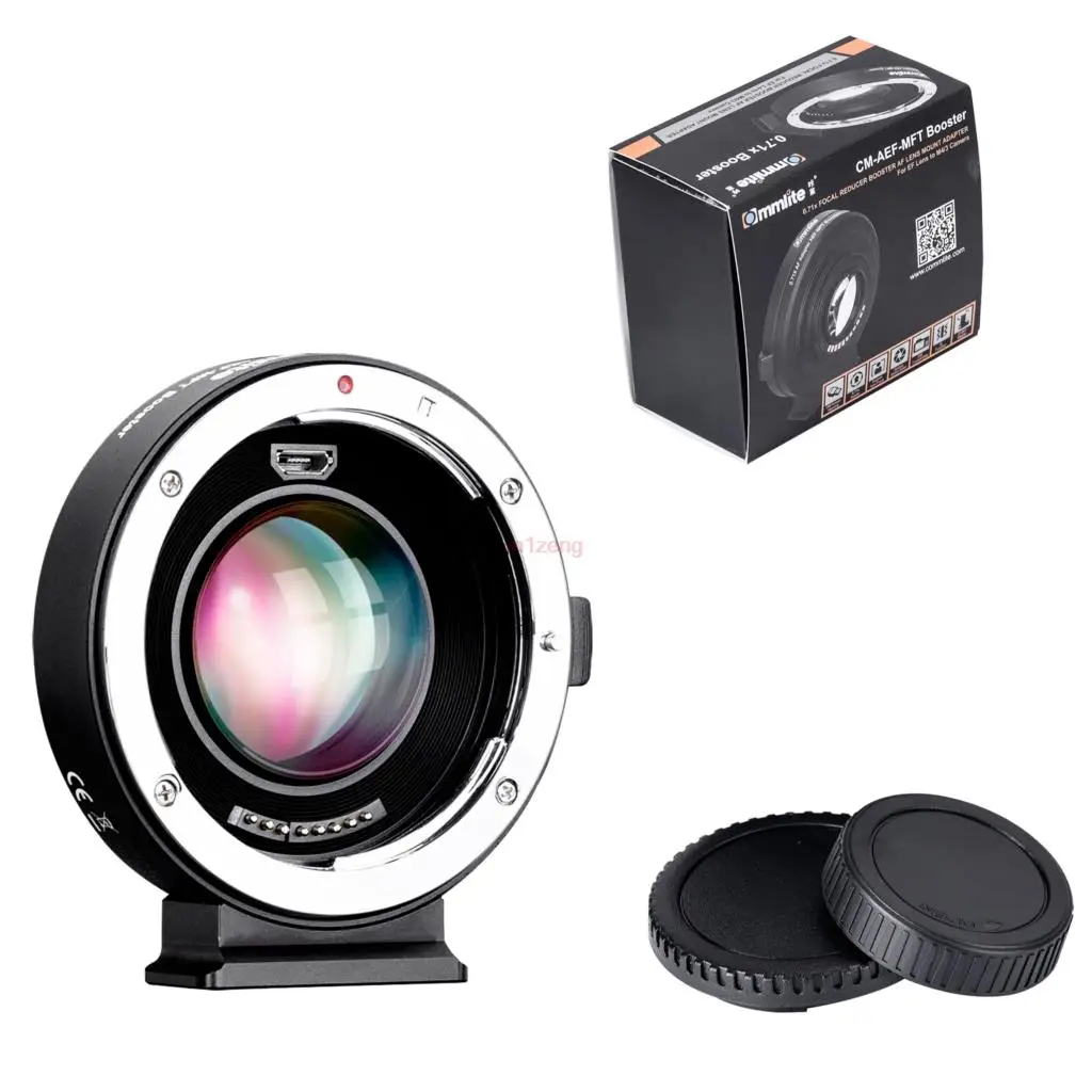 

Фотофокусное кольцо-адаптер для объектива canon ef M4/3 GH4 GH5 GF7 GF6 GM1 GX7 EM5 EM1 EM10