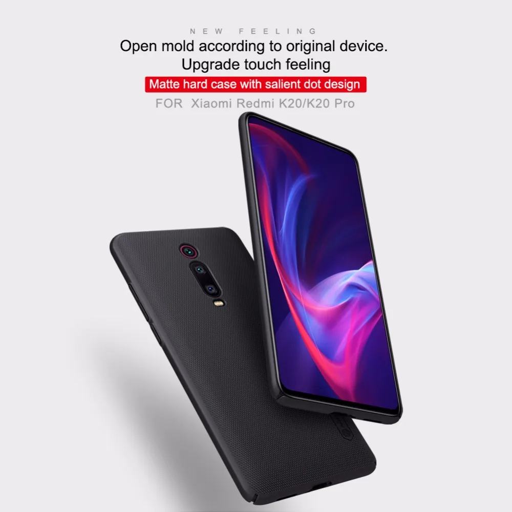 NILLKIN Shiled чехол для Xiaomi Redmi K20 матовый Противоскользящий бампер чехол для Xiaomi Redmi K20 PRO матовый жесткий чехол