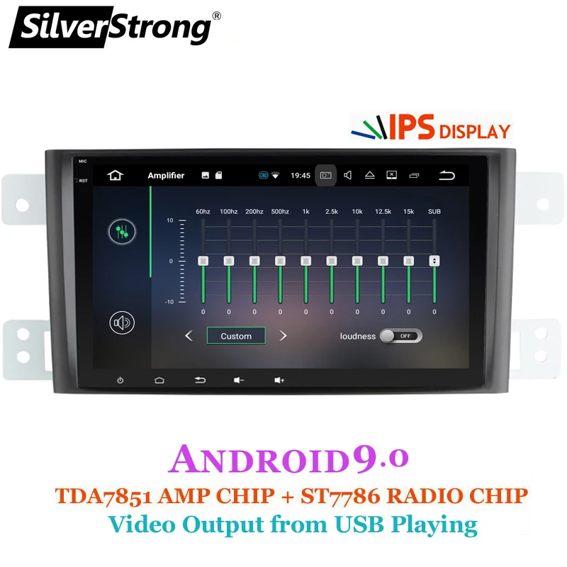 SilverStrong 2Din Android9.0 ips панель автомобильный dvd плеер для SUZUKI Grand Vitara Радио Навигация