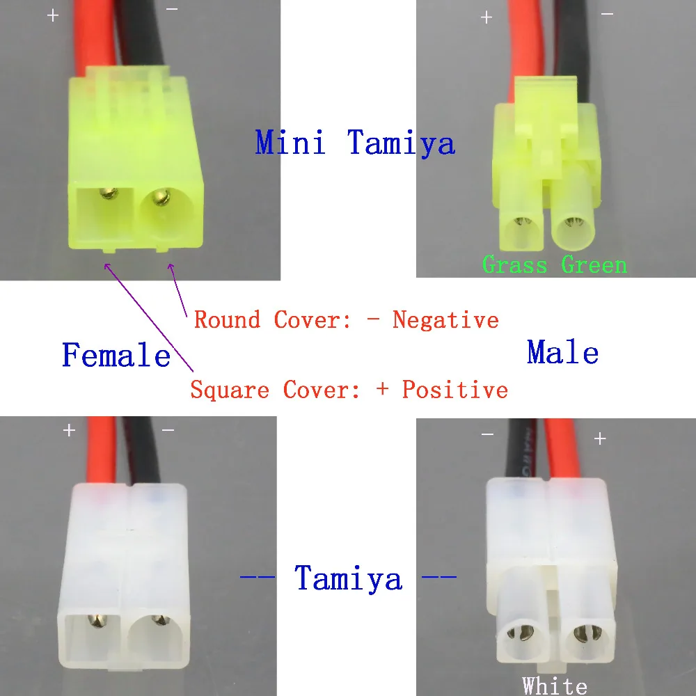Tamiya Y образный удлинитель 1 в 2 RC Двойной аккумулятор 14AWG 10 см Параллельный Кабель