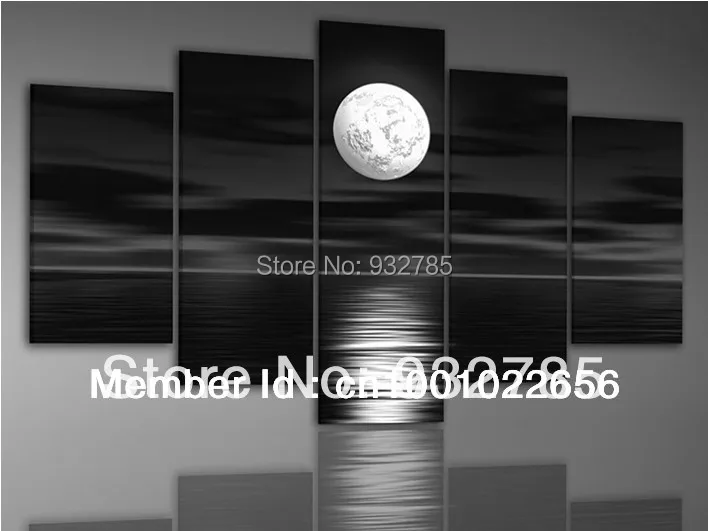 Бесплатная доставка! Черно-белый цвет фотообои настоящая Ручная роспись