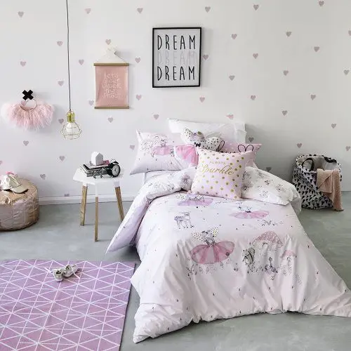 Gold Heart Wall Sticker Baby Nursery Stickers Children Removable Decals Home Decoration Art Vinyl Kids Room | Дом и сад