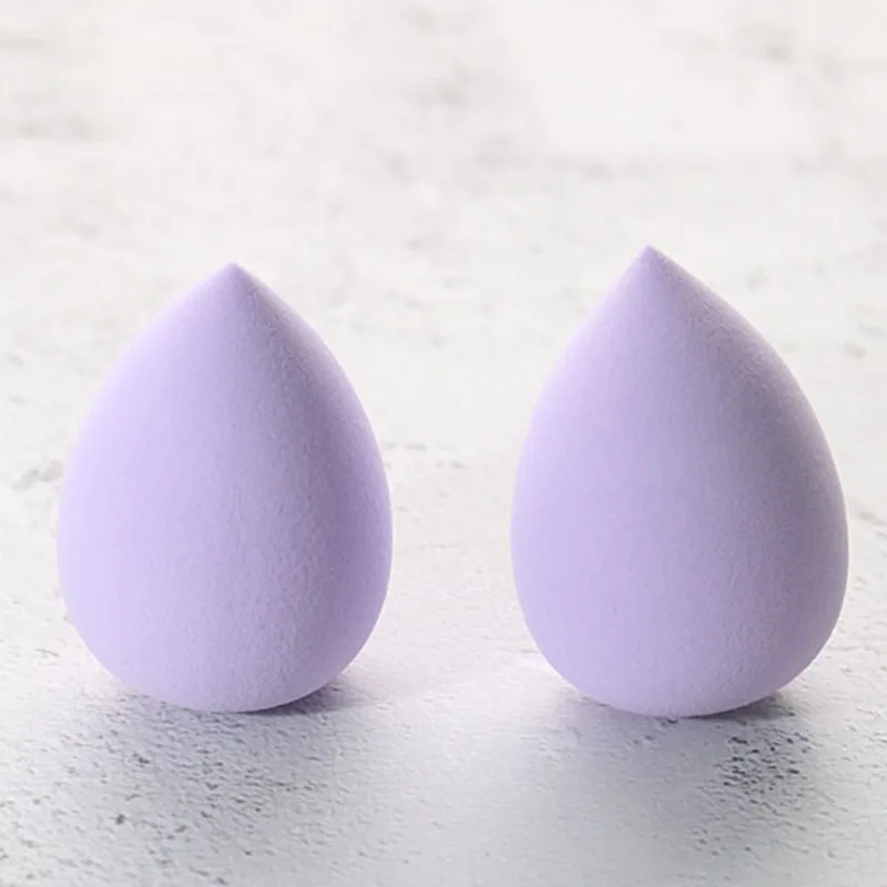 2pcs puff Стиль 40*60 мм спонж для нанесения основы под макияж косметический спонж вода косметический блендер смешивающая пудра гладкая губка YA325 - Цвет: 2pcs puff