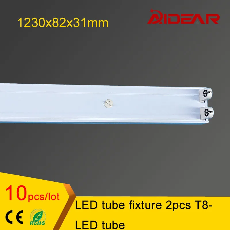 Светодиодная лампа T8 4 фута 2 шт. светодиодная бесплатная доставка|led tube fixtures|tube