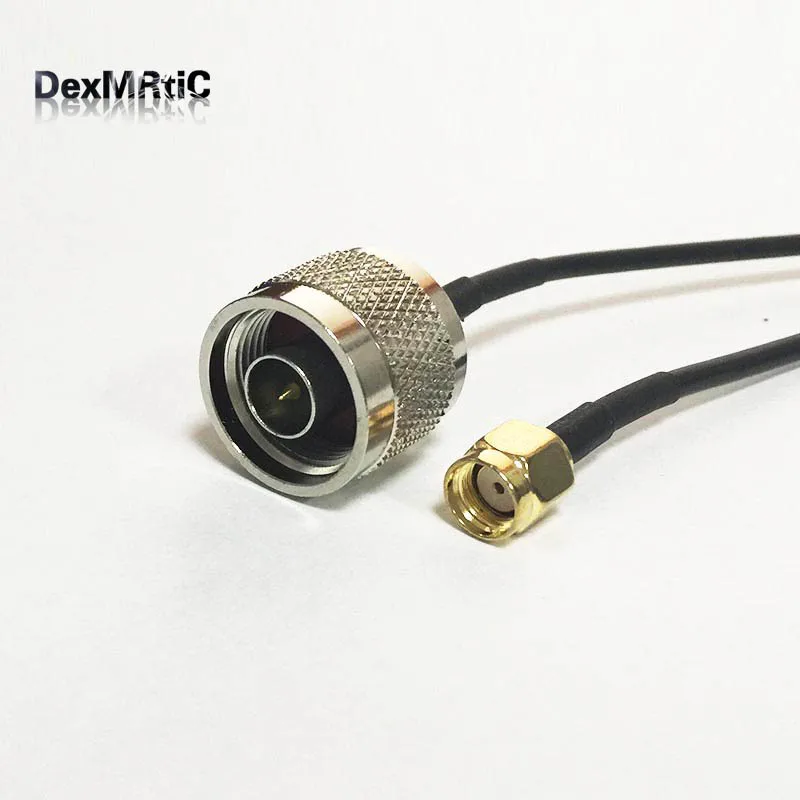 1 шт. новый N Тип штепсельная вилка типа папа-RP-SMA RG174 коаксиальный кабель Pigtail 20 см 8