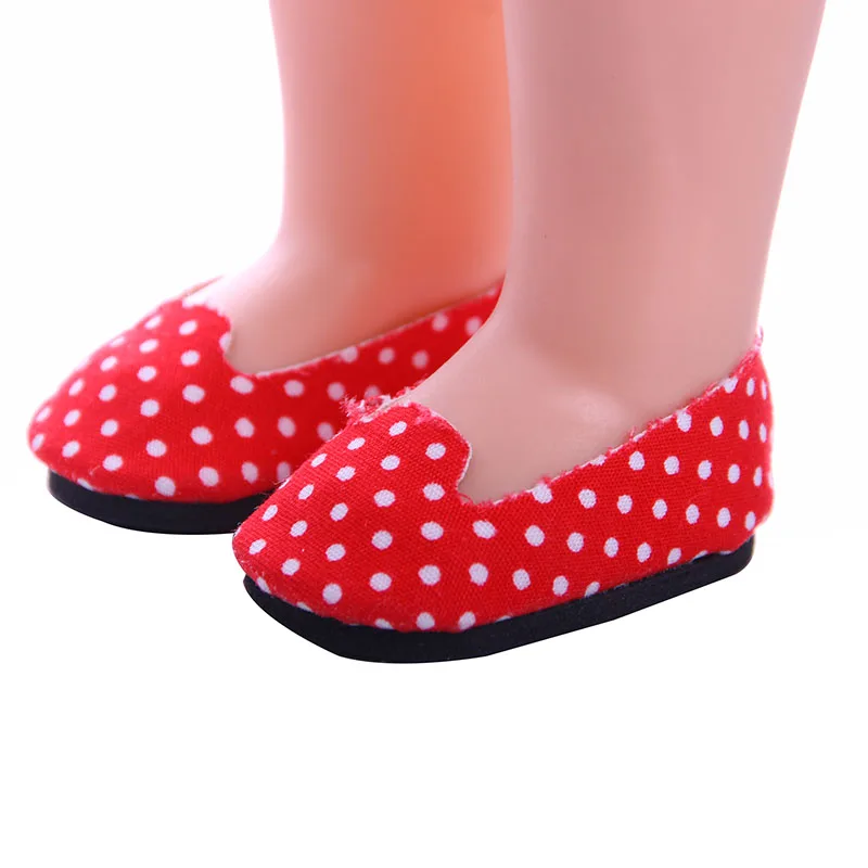 LUCKDOLL 5 цветов новые милые дикие маленькие кожаные туфли подходит для 14,5 дюймов куклы аксессуары, игрушки для девочек, поколение, подарок на день рождения