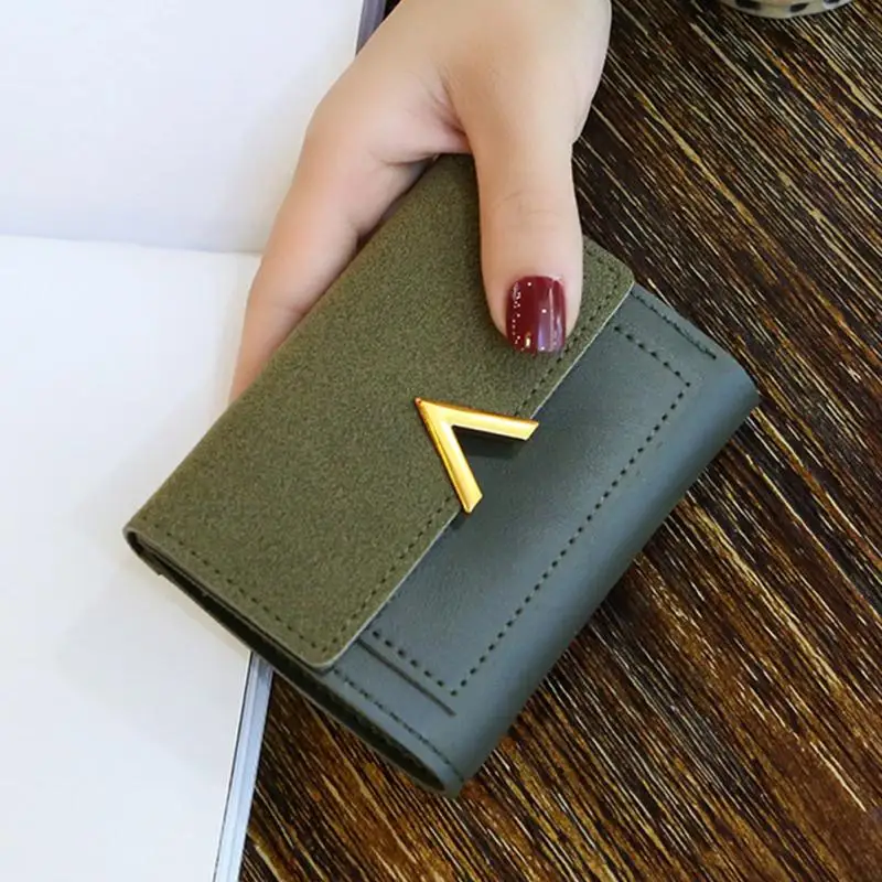Новинка, маленький женский кошелек из матовой кожи Carteira Mini, женские кошельки и кошельки, короткий женский кошелек для монет, кредитный держатель для карт#96
