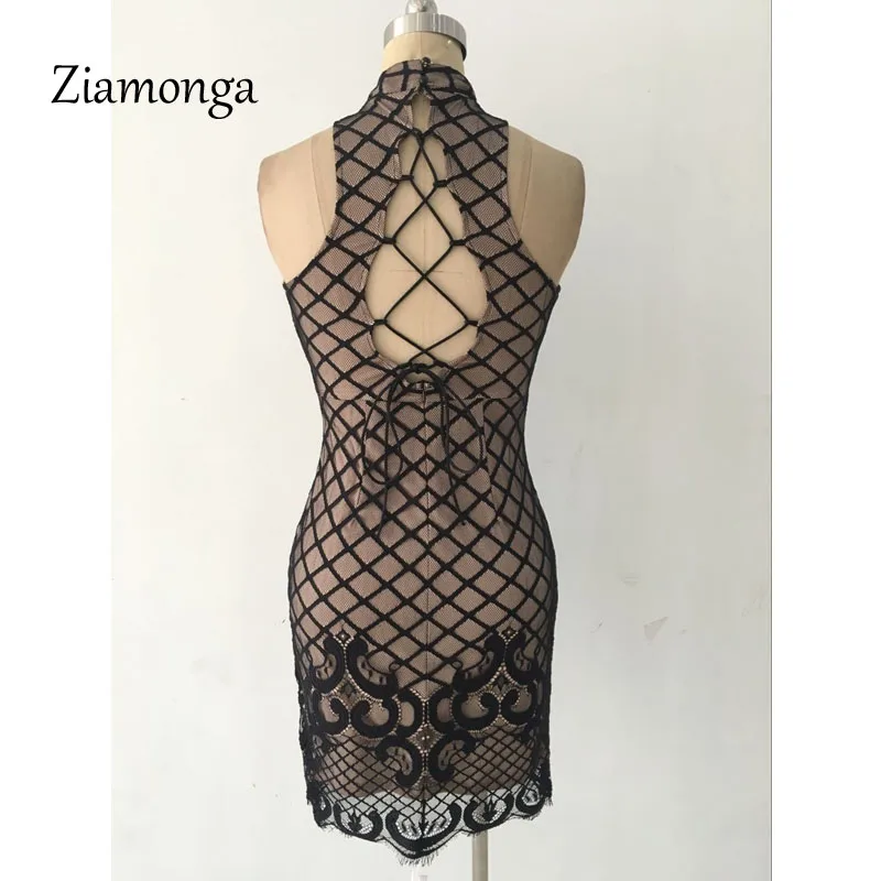 Ziamonga халат Сексуальная плед Dentelle осеннее платье Винтаж Sexy Party Vestidos 2019|bandage dress|autumn